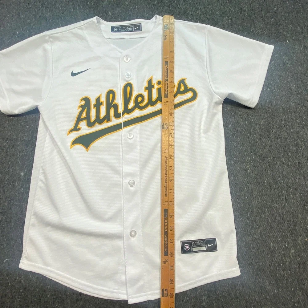 Nike‎ Oakland Athletics Jersey M/10/12 Youth White Matt Chapman 26 Baseball MLB